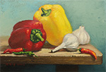 sweet peppers01_^A ø_painted by Lai Ying-Tse